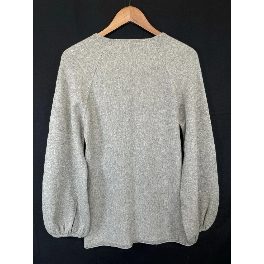 VTG Calypso Christiane Celle Womens 100% Cashmere Sweater Size L Gray QuieLuxury